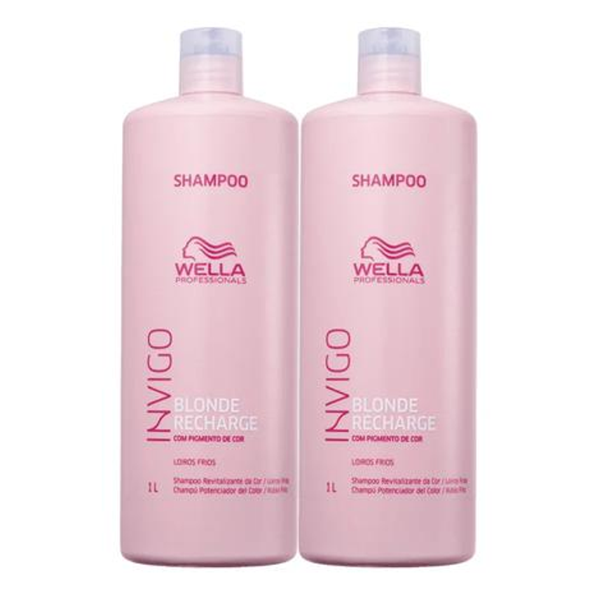 Kit Wella Professionals Invigo Blonde Recharge - Shampoo 1l
