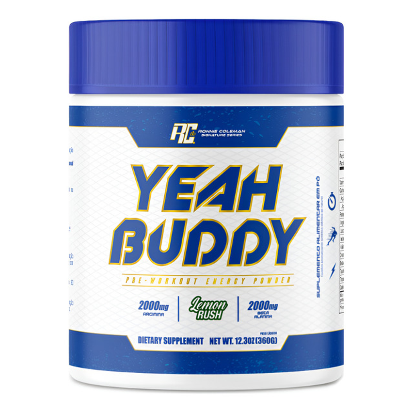 Pré Treino Yeah Buddy Ronnie Coleman 360g Lemon Rush Limon Rush