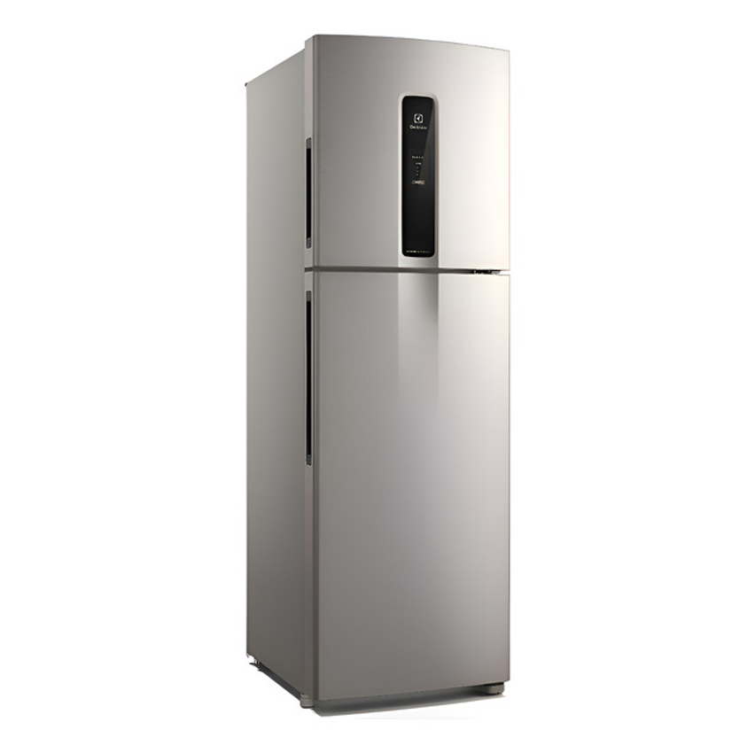 Geladeira Electrolux Frost Free Inverter 410l Efficient Com Autosense Inox Look If46s