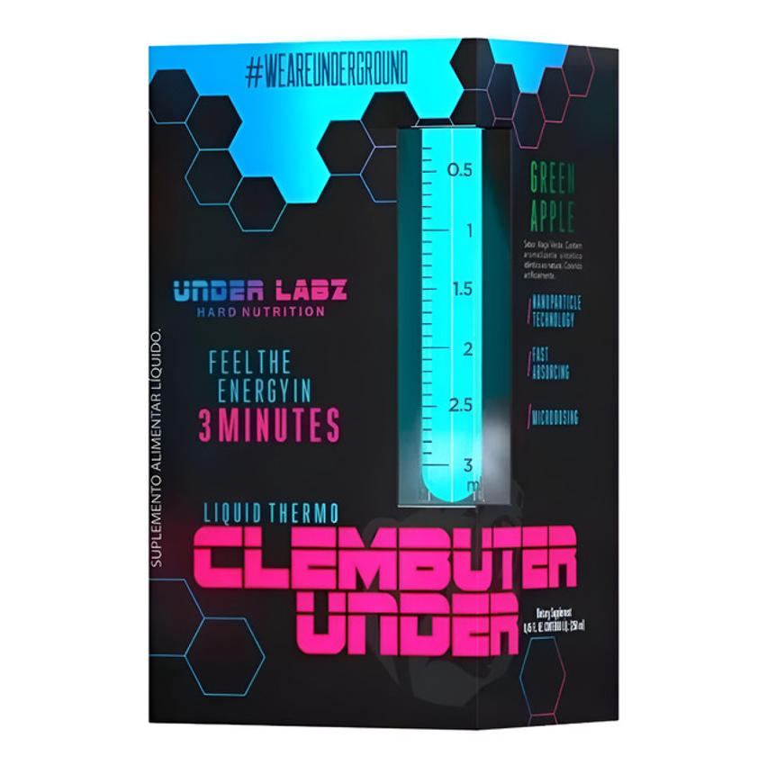 Clembuter Under Maçã Verde 250ml - Under Labz Original C/ Nf Maçã Verde