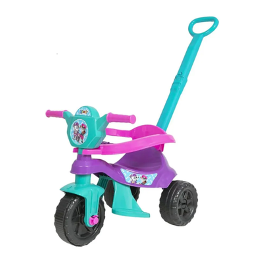 Carrinho de Passeio e Pedal Infantil Triciclo Kemotoca Baby Dog Kendy Brinquedos
