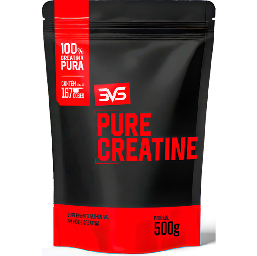 Creatina Monohidratada 500g - 100% Pura - 3vs Nutrition
