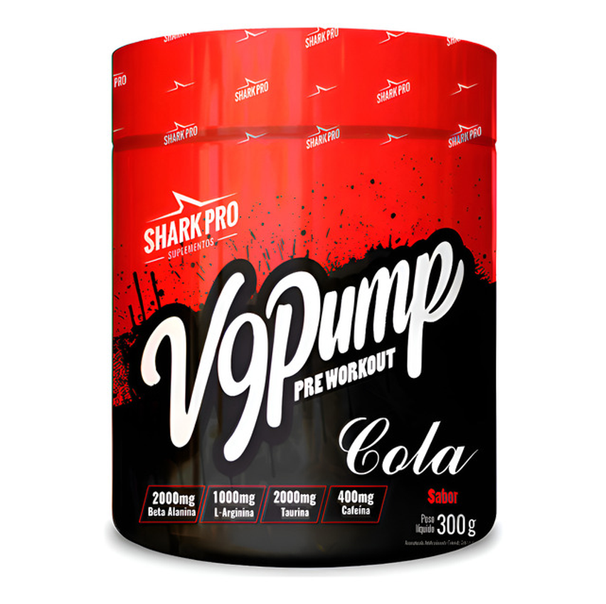 V9-pump Pre Workout - 300g Cola - Shark Pro