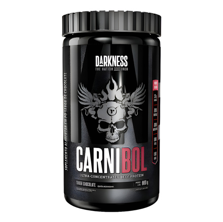 Carnibol Darkness Integralmédica Sabor Chocolate 900g