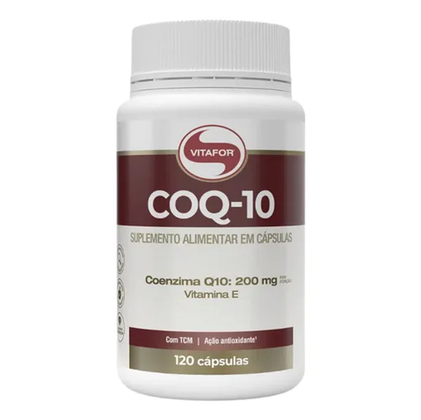 Coenzima Coq10 Vitafor 200mg/dose 120 Cápsulas Vitafor
