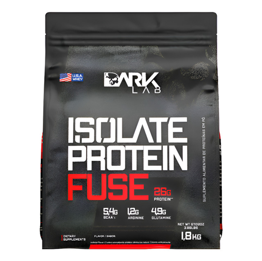 Whey Isolate Protein Fuse 1,8kg Morango Dark Lab