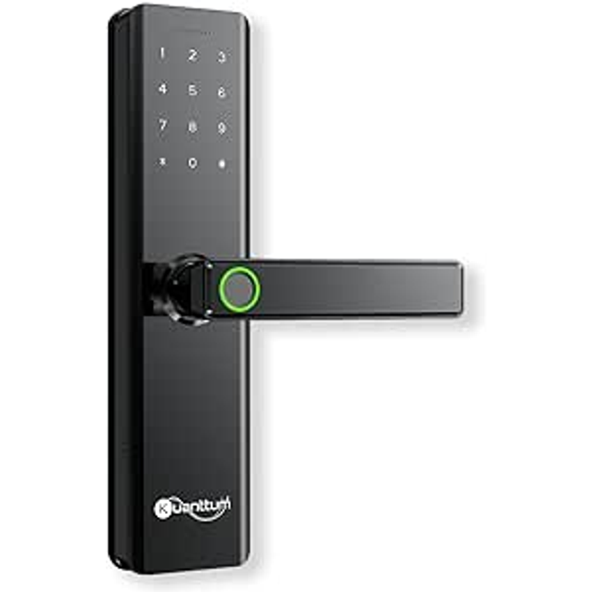 Fechadura Eletronica Digital Biométrica Smart Inteligente Kuanttum Kappa