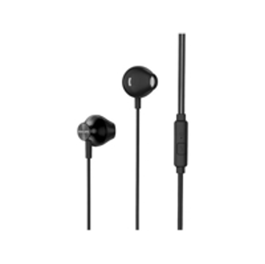 Fone De Ouvido Philips Série 1000 Taue101bk/00 - Intra-auricular Com Microfone Preto