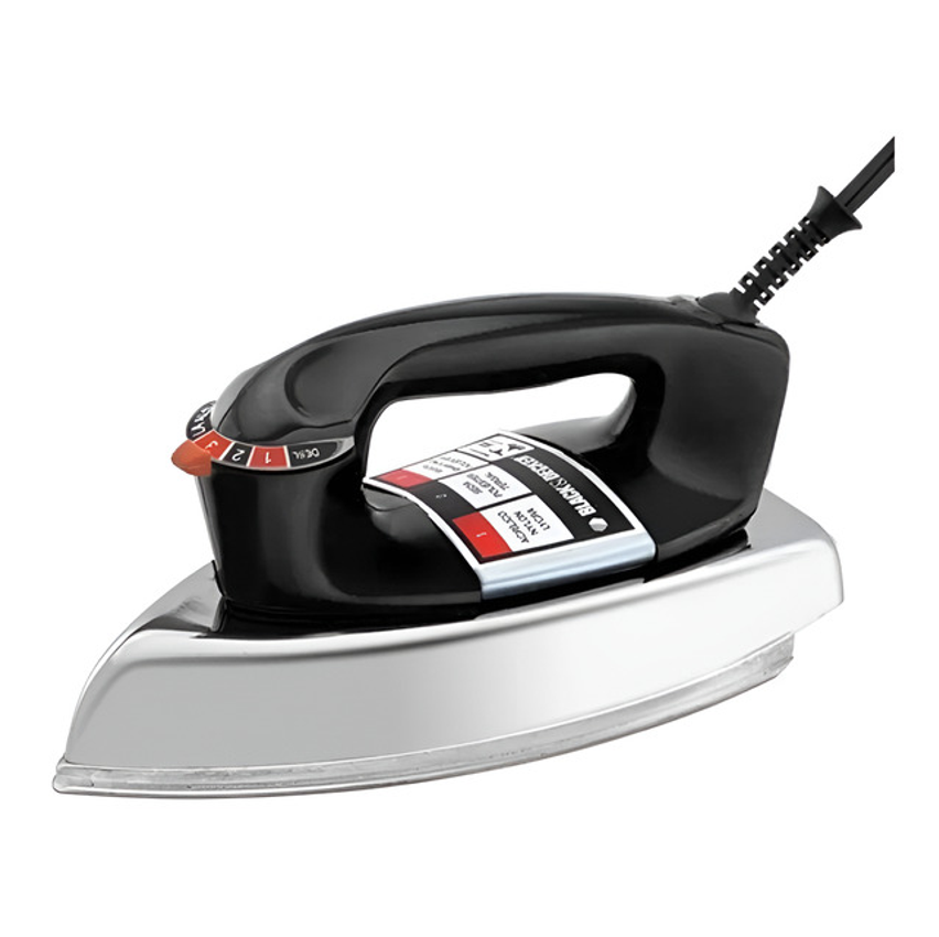 Ferro De Passar Roupa Black Decker Modelo Vfa1110tm2 Com Base De Alumínio