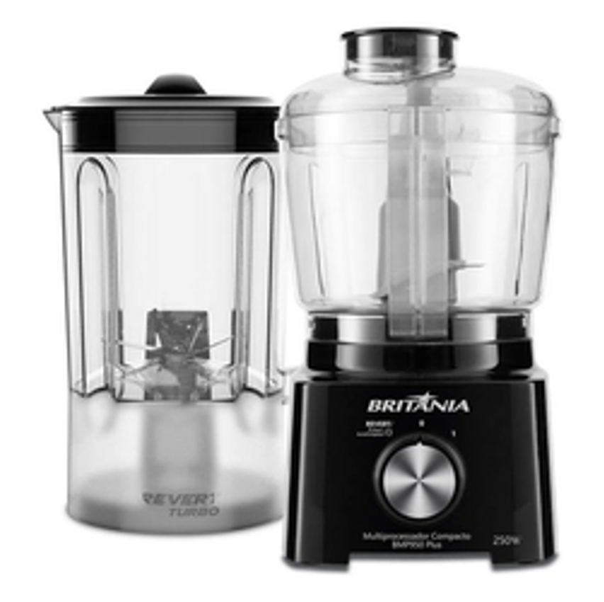 Multiprocessador 2 E 1 Compacto Bmp950p Plus Britânia Cor Preto