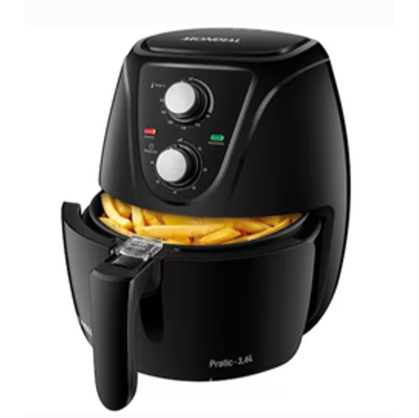 Fritadeira Elétrica Sem Óleo Air Fryer Mondial AF-36-FB 3,6L - Preta