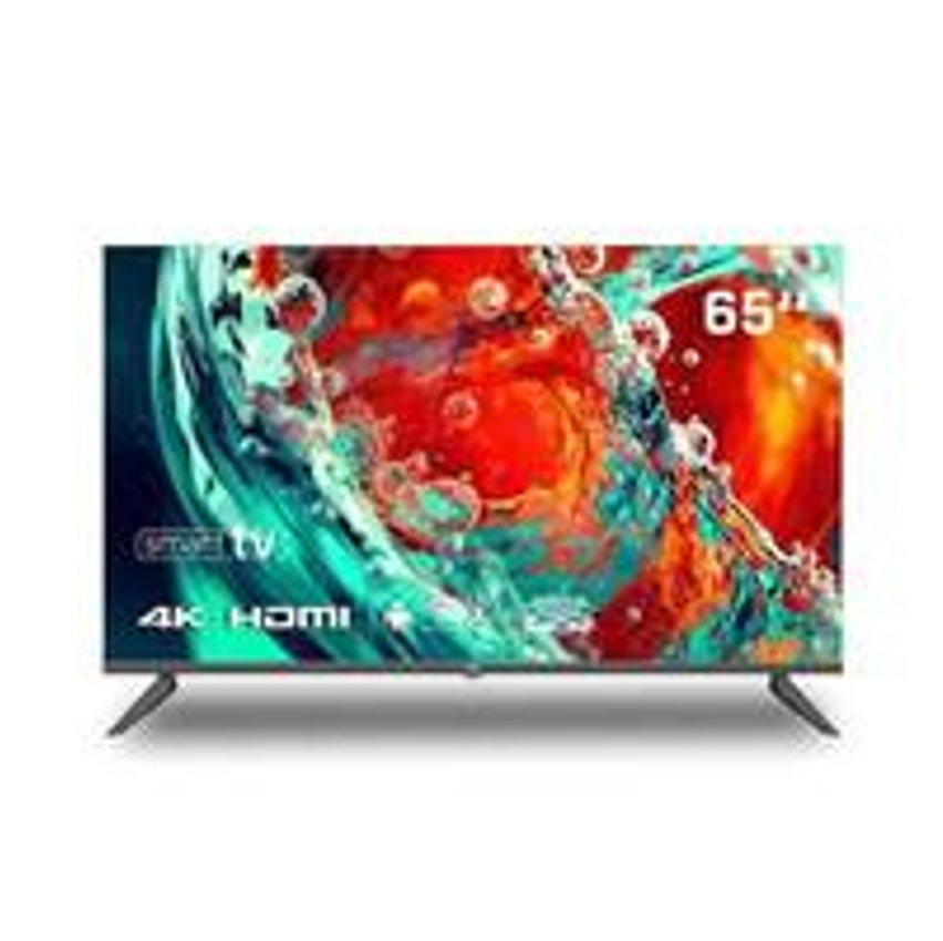Smart TV HQ 65" 4K tela sem bordas Sistema Android design Slim HQS65NKHM - Smart TV HQ 65 polegadas 4K Android