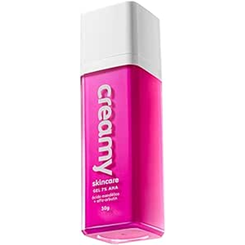 Creamy Skincare Ácido Mandélico 30g | Reduz a Oleosidade, Combate a Formação de Acne, Uniformiza o Tom da Pele | Todos os Tipos de Pele, Inclusive as Oleosas, Uso Noturno