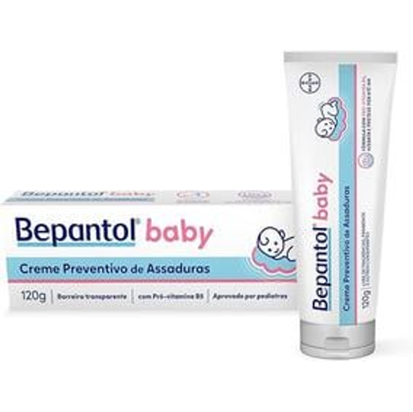 Bepantol Baby Pomada Assadura Bebe, Ideal para Prevenção de Assaduras, 120g