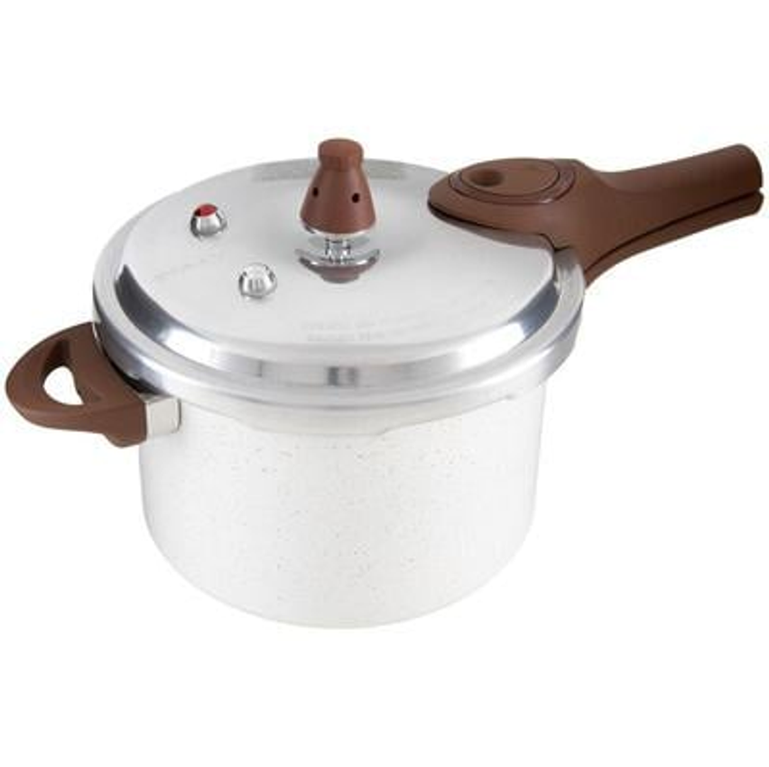 Panela De Pressão Brinox 4,2l Bege Vanilla - Ceramic Life Pressure