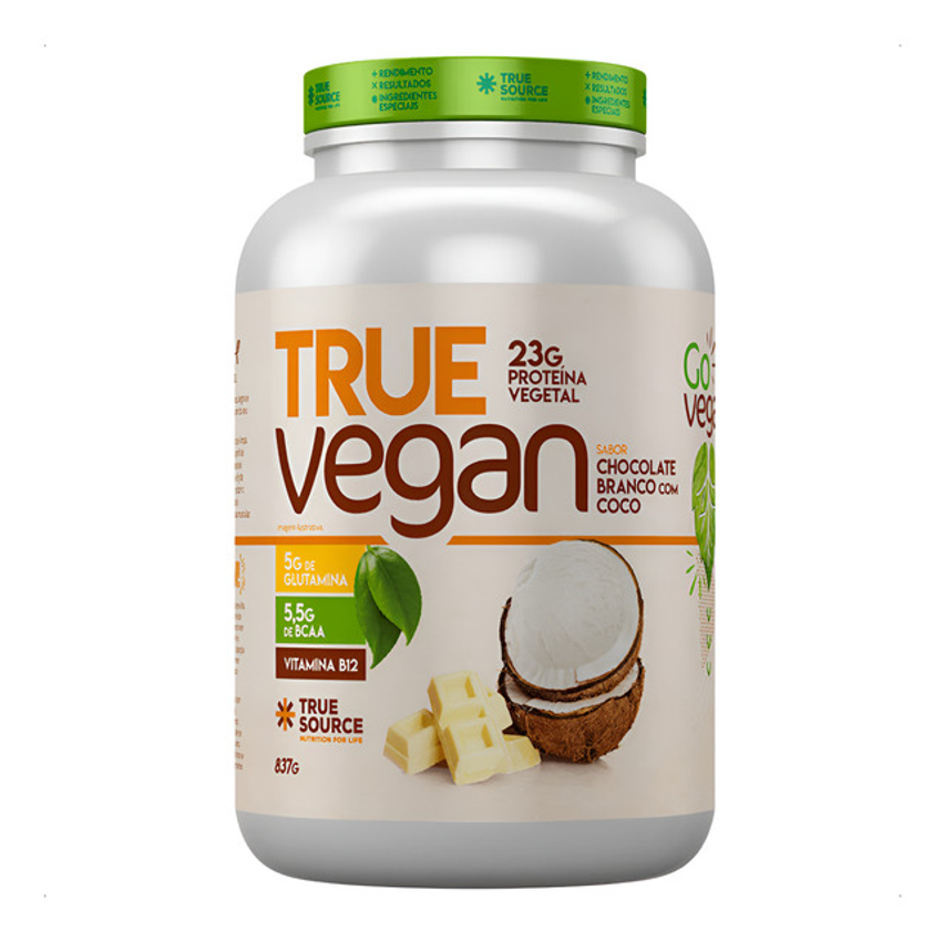 True Source | True Whey Protein Vegan 837g | Nutrição Vegana