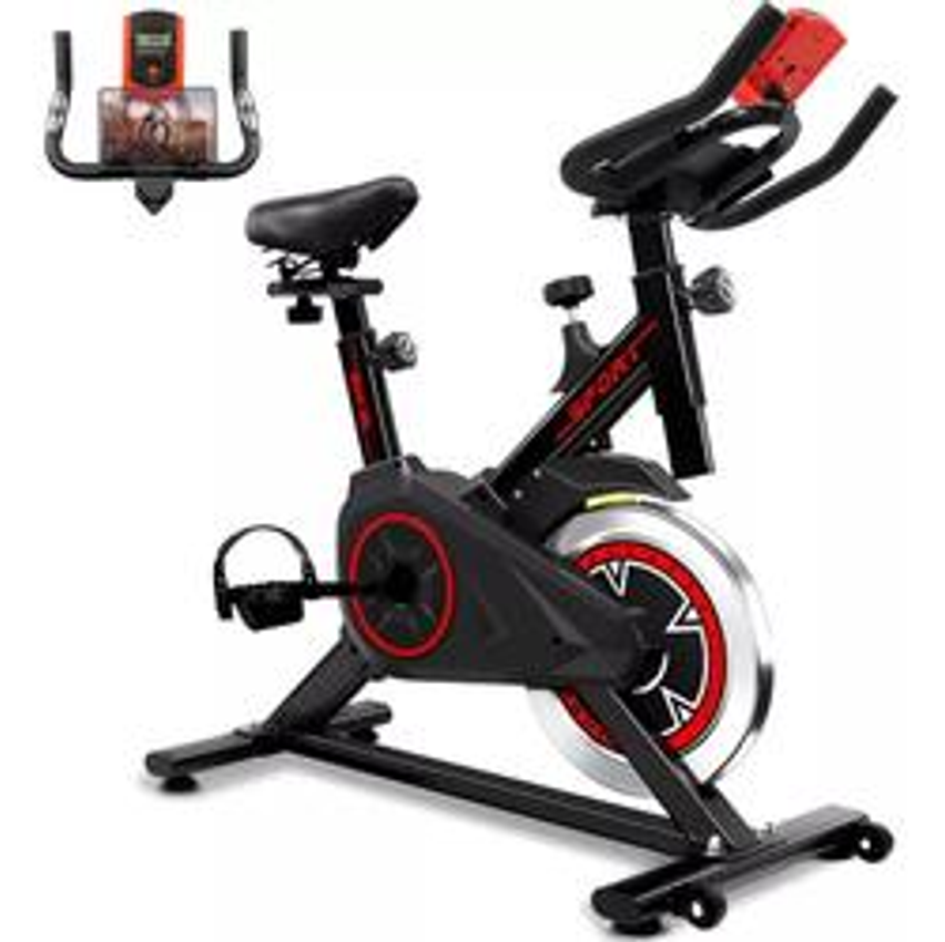 Bicicleta Spinning Premium Ergométrica Semi Profissional Bike Sport Preto