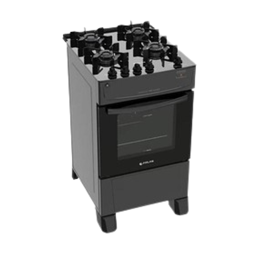 Fogão 4 Bocas Com Mesa de Vidro Atlas Mônaco Top Glass Bivolt