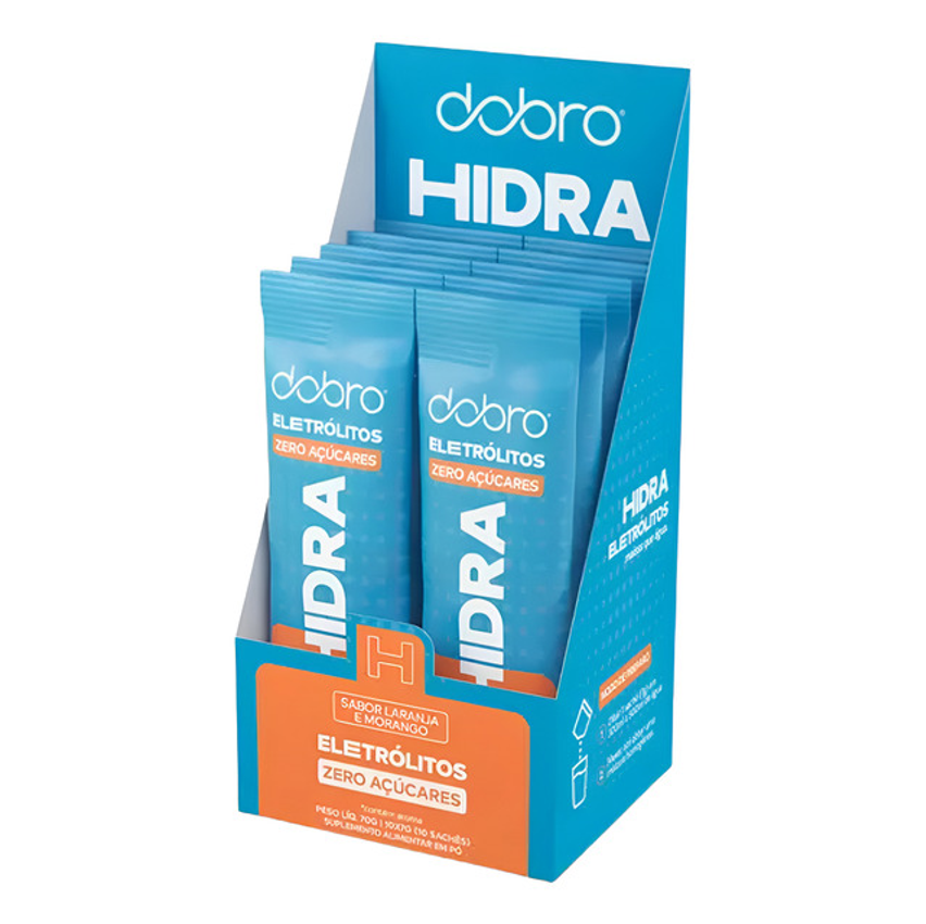Hidra Eletrólitos Dobro Sódio Potássio Reposição Hidratação