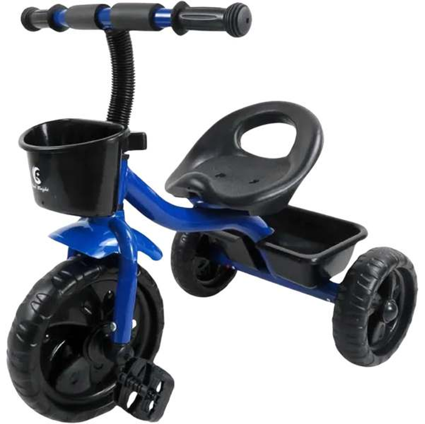 Triciclo Infantil Vermelho Atentu com Pedal 3 Rodas Resistente Brinquedo Infantil para Criança 3 Anos Triciclo Menino com Cesto Cestinha para Passeio e Pedal Infantil Cestinha (Azul)