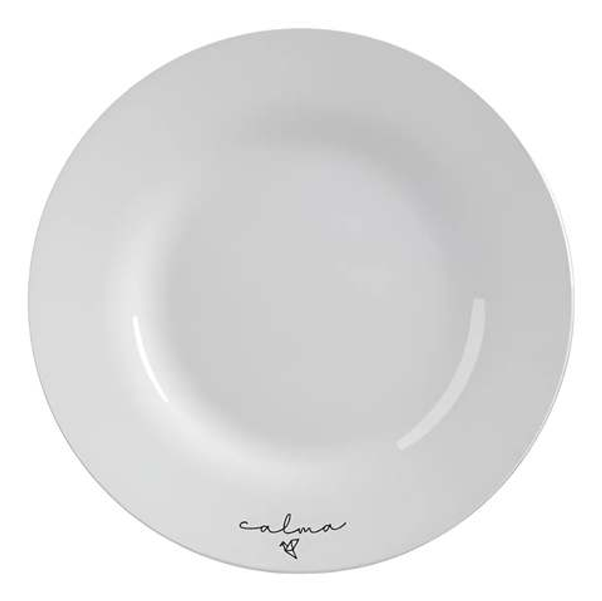 Jogo Prato De Sobremesa Sentidos Opaline Menu Vidro Kit 6 Un