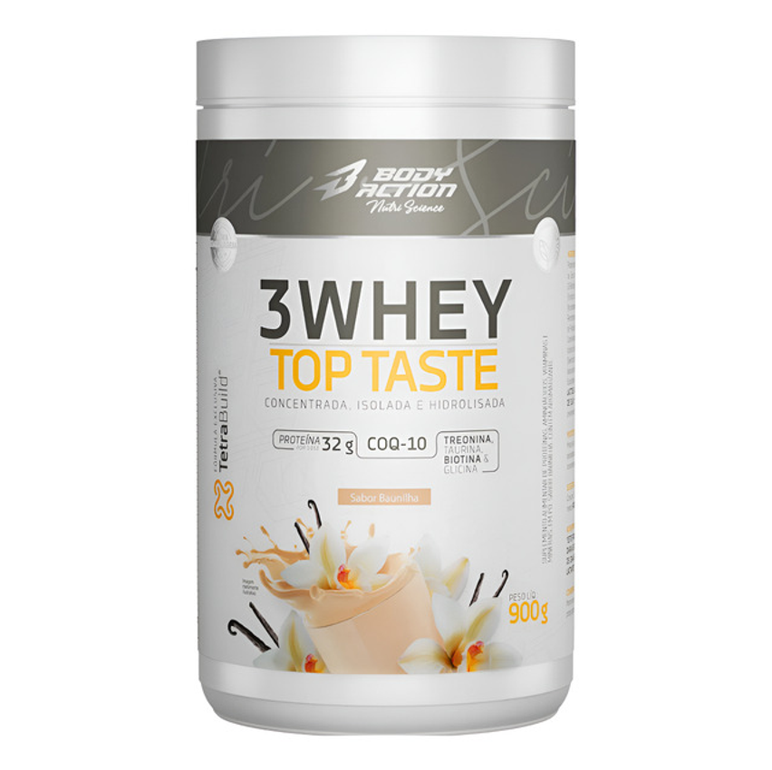 Whey 3w Top Taste 900g (concentrado-iso-hidro) - Bodyaction