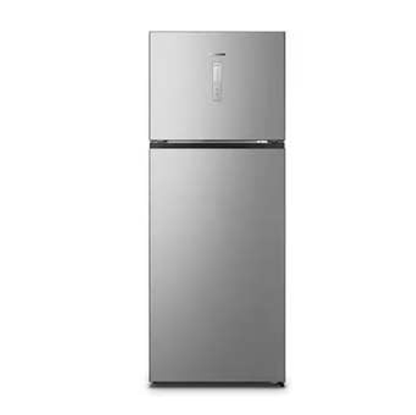 Geladeira Hisense Frost Free 466L Duplex Inverter RT3N461 Portas Planas Prateleiras de Vidro Econômica Inox - 110V