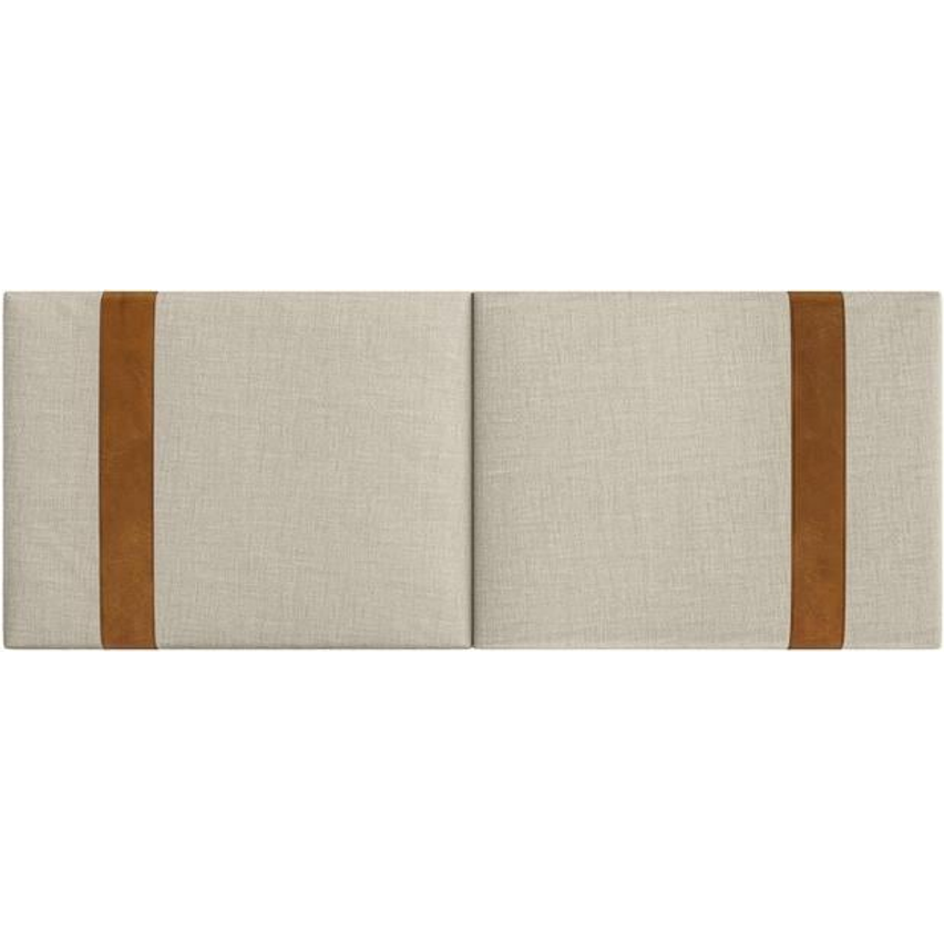 Cabeceira Dobrável ARTE Estofada Em linho 1,58 Para Cama Queen.