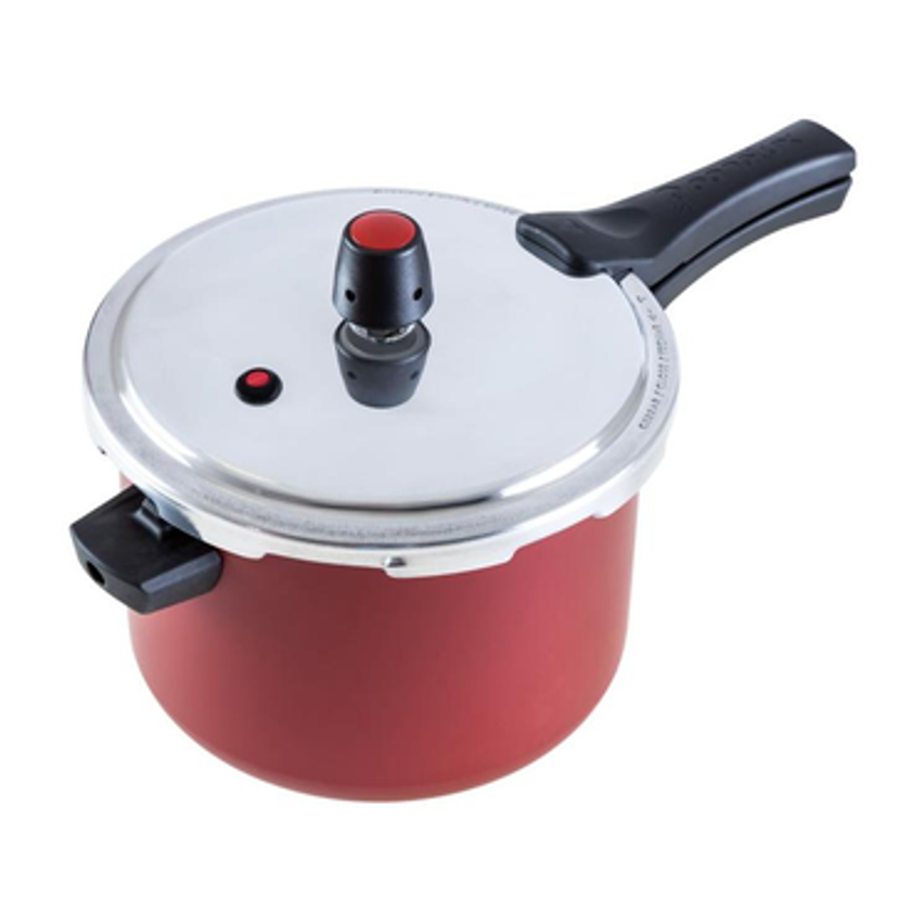 Panela De Pressão Panelux 4,5l Cereja Fechamento Externo Magnific