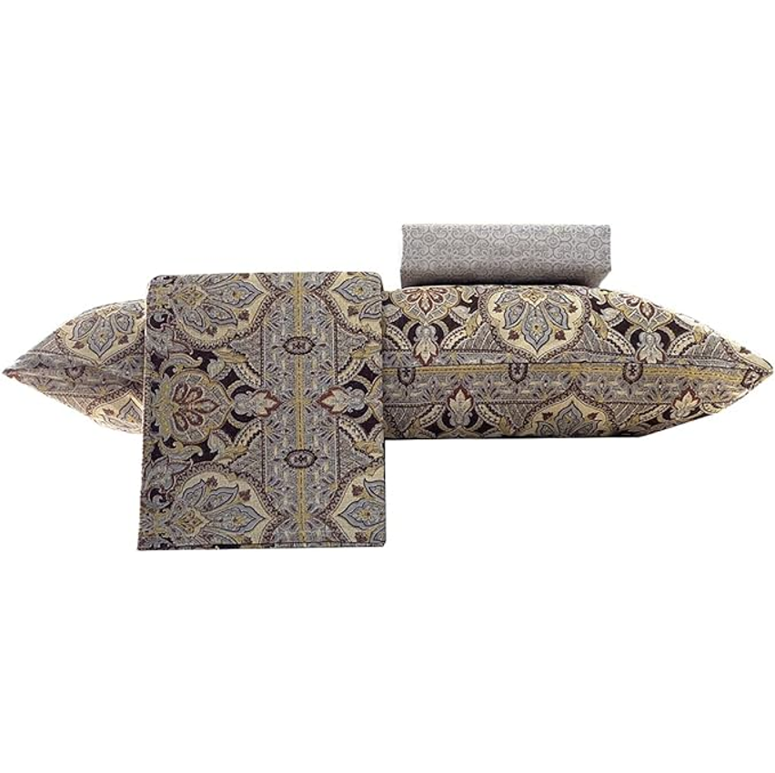 Jogo Lençol Cama Solteiro Realce Sultan 03 Peças Jordania 140 Fios