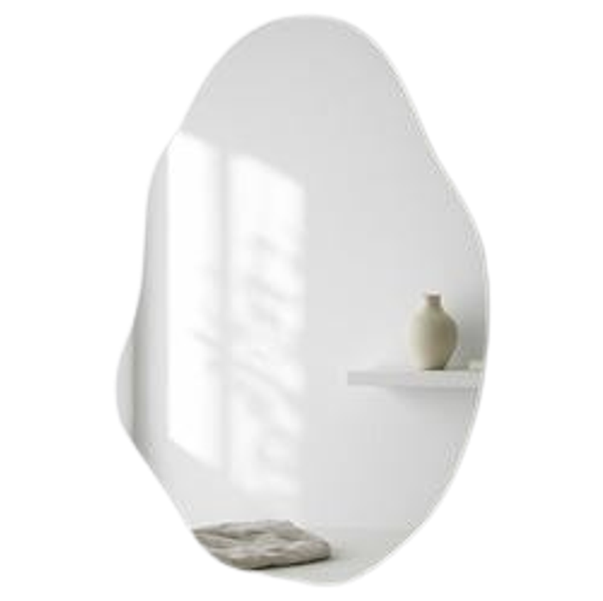 Espelho Lopazzi Orgânico 70x50 Lapidado Design Moderno Luxo