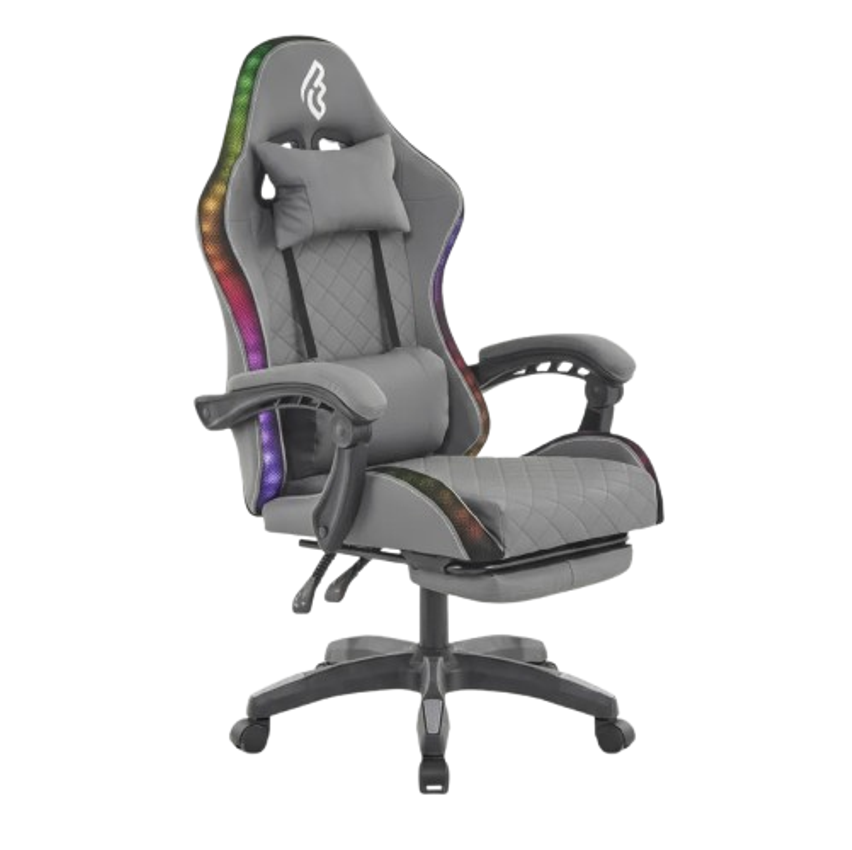 Cadeira Gamer Led Rgb Controle Confortavel Resistente 120kg