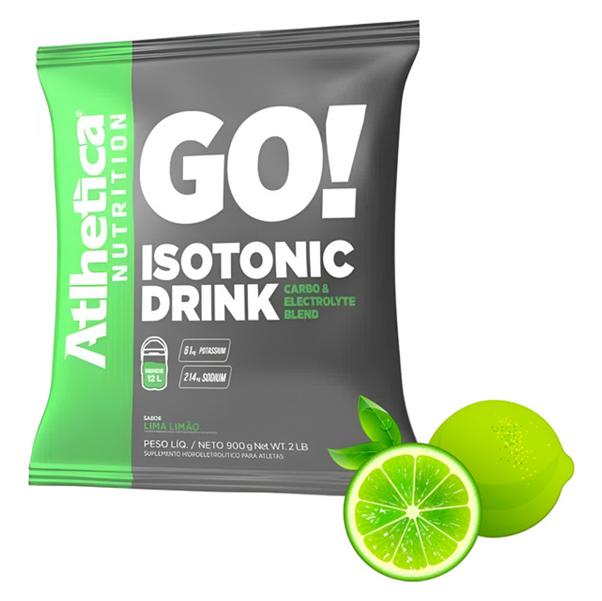 Isotonico Isotonic Drink 900g Go Atlhetica Repositor 30doses