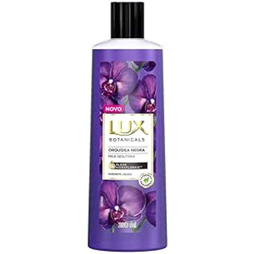 Lux Sabonete Líquido Corporal Orquídea Negra Óleos Hidraflorais Botanicals Frasco 250Ml