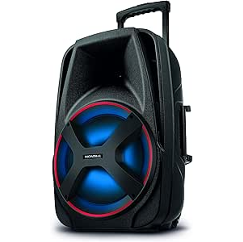 Caixa De Som Amplificada Mondial, Connect Power Ii, Bivolt, 500w Rms - Cm-550, Preto/vermelho