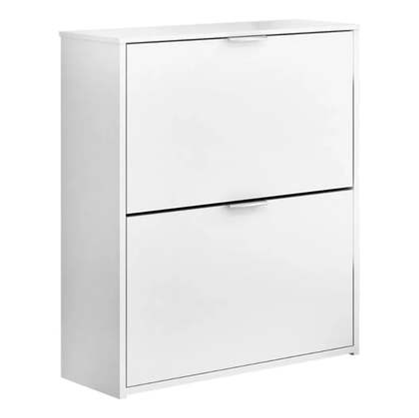 Sapateira Articulada Safira 2 Portas Basculante Mell (Branco)
