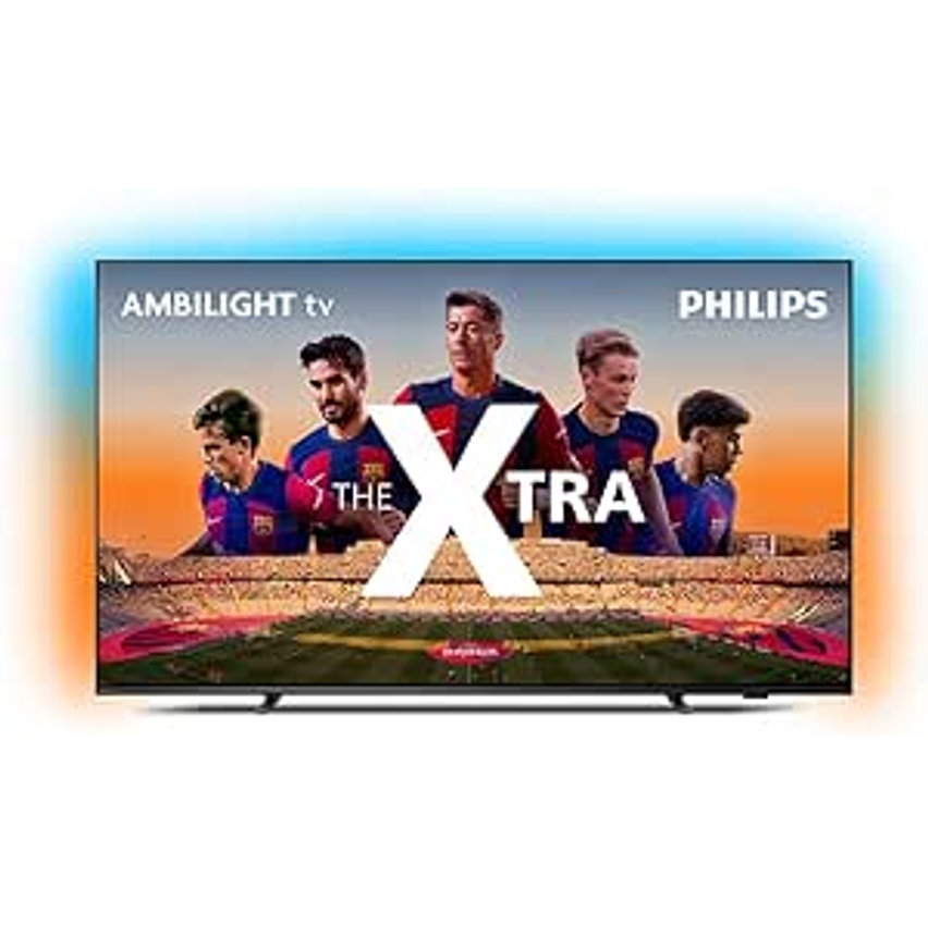 Smart TV 75" Mini LED 4K 120 Hz Philips THE XTRA 75PML9118/78, Google TV, Ambilight, P5, DTS Play-Fi, Freesync, Dolby Vision Atmos, 40 WRMS