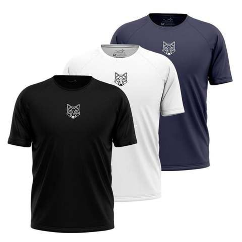 Kit 3 Camisetas Masculina Dry Alpha Co