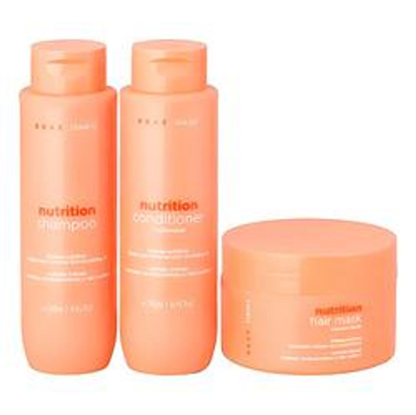 Braé Kit Stages Nutrition Shampoo + Condicionador + Máscara