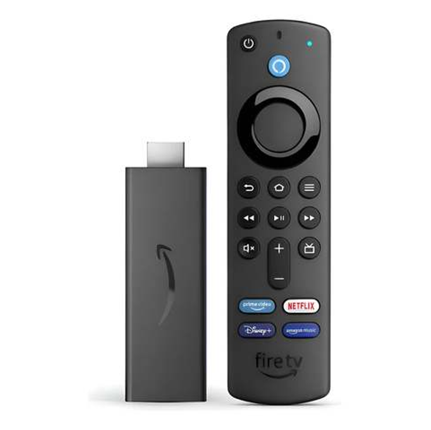 Amazon Fire Tv Stick 3 Ger Full Hd 1080p Bi Volt Cor Preto Tipo de controle remoto De voz Alexa