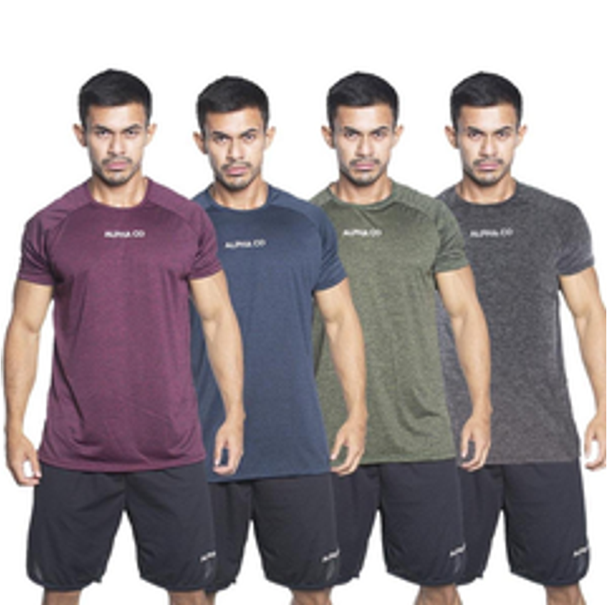 Kit 4 Camisetas Masculinas Dry Lobo Alpha Co