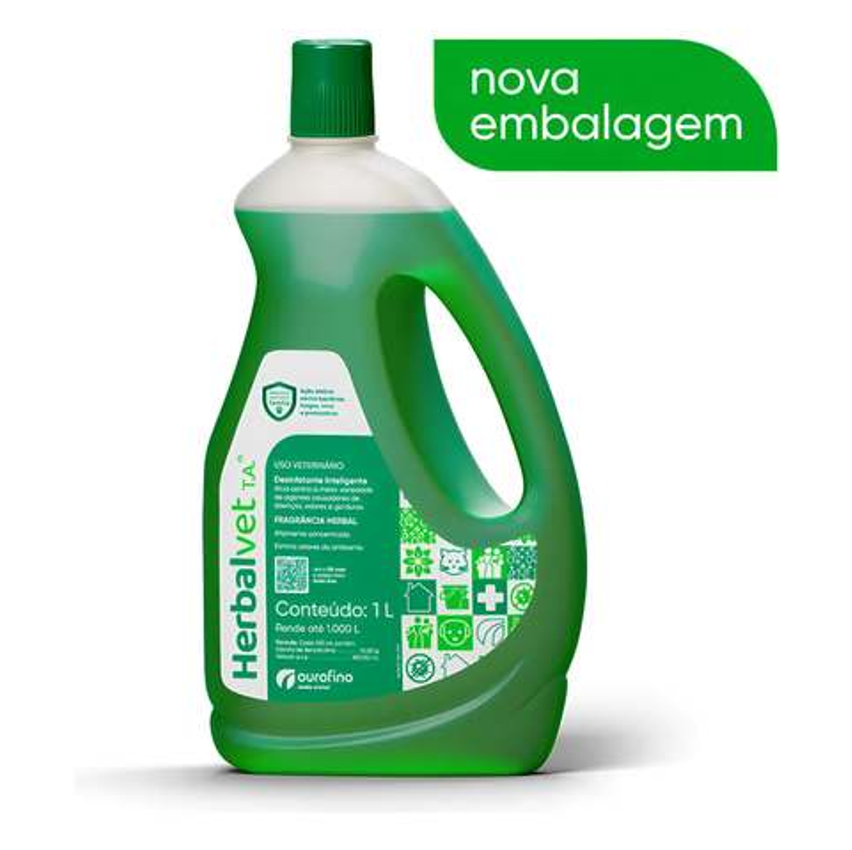 Herbalvet T.a Desinfetante Eliminador De Odores 1 Litro