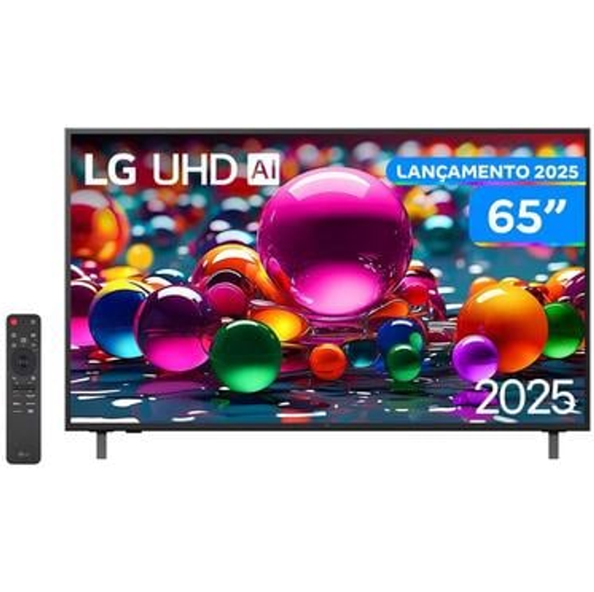 Smart TV 65" LG 4K Ultra HD 65UA8550PSA webOS 25 AI Processor 4K Gen8 com Alexa 3 HDMI