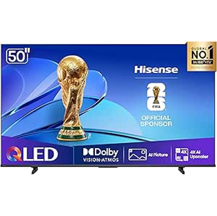 Smart Tv 50 Polegadas 4k 50q6qv Qled Hdr10 Dolby Hisense