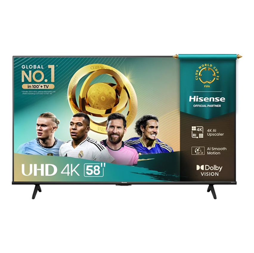 Smart Tv 58 58a6nv Dled 4k Uhd Hdr10+ Dolby Vision Hisense