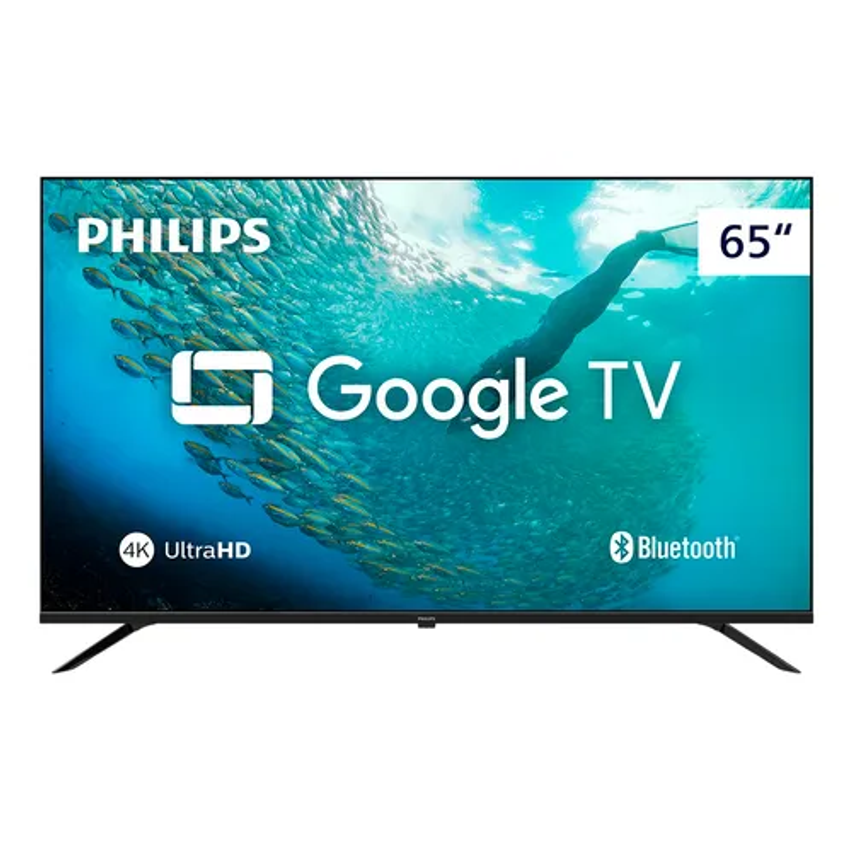 Smart TV PHILIPS LED 4K 65 Google Assistente 65PUG7019