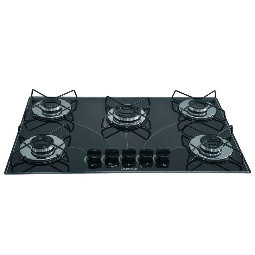 Fogão Cooktop Gás 5 Bocas Ultra Chama 127v/220v - Chamalar