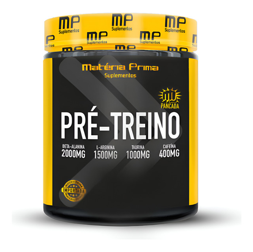 Pré-treino Pancada (300g) - Matéria Prima Suplementos Frutas Amarelas