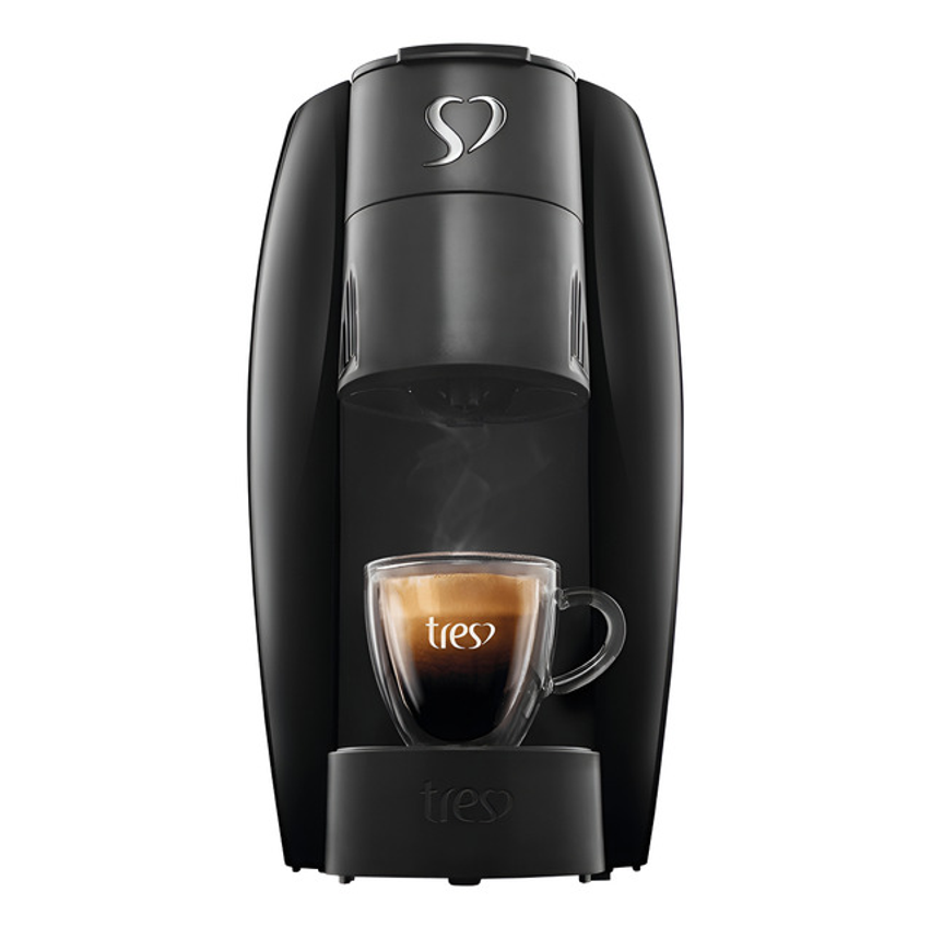 Tres Corações Cafeteira Elétrica Lov Basic De Espressos E Multibebidas Automática Cor Preto Brilhante