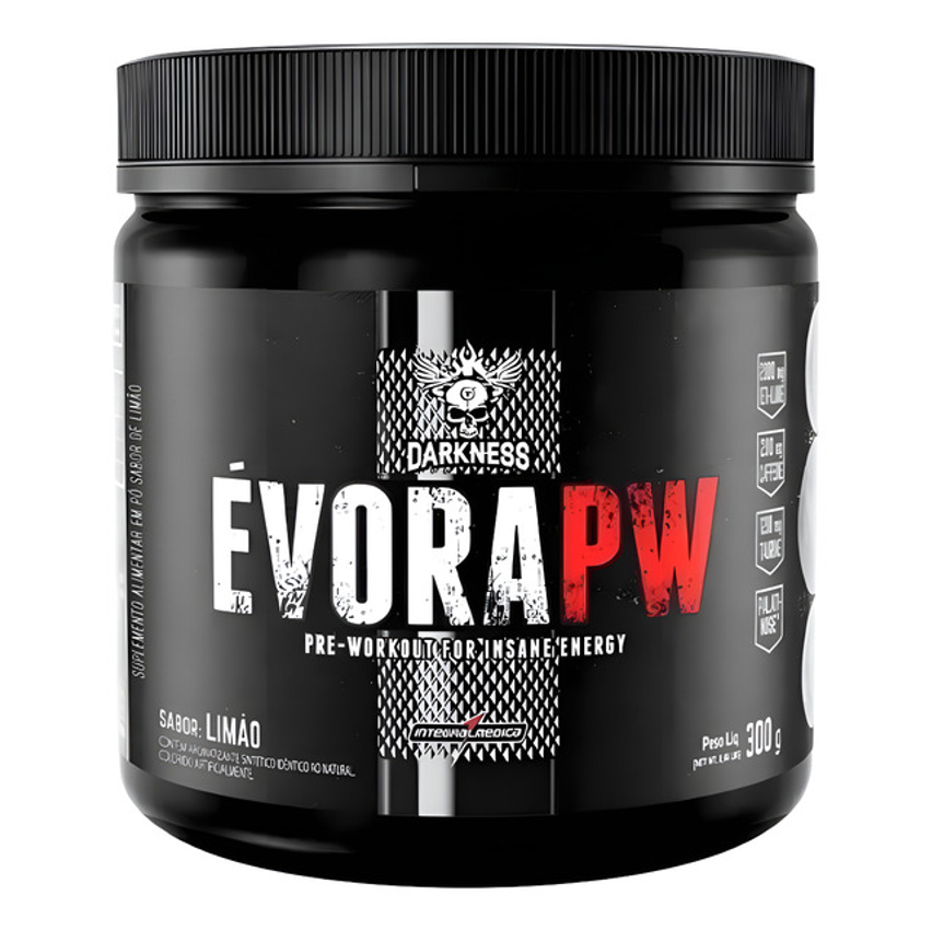 Suplemento En Pó Integralmédica Pré Treino Beta-alanina Sabor Limão X 300g